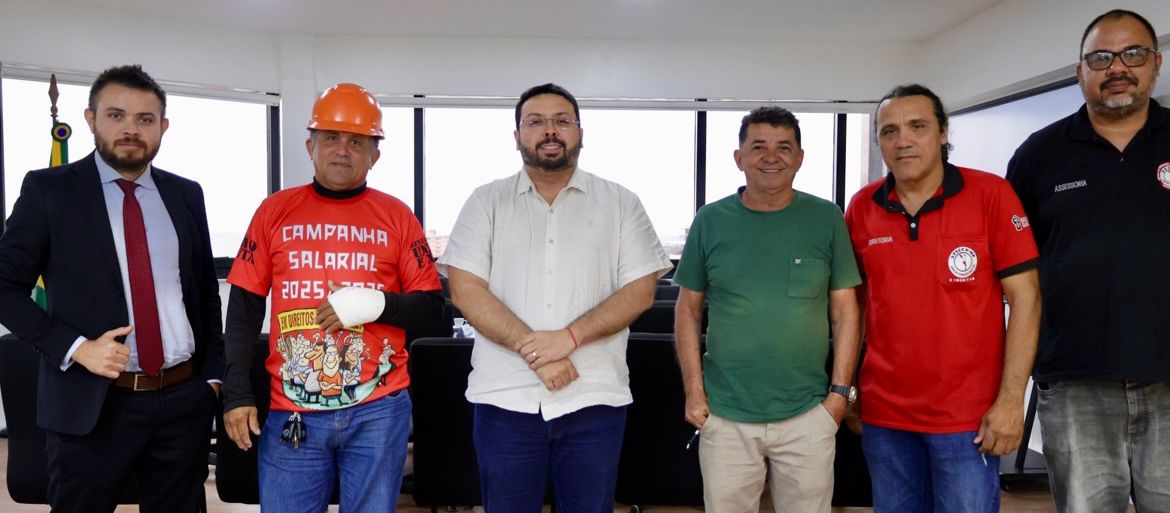 Secretário Vladson Viana Recebe Sindicato da Construção Civil e Reforça Diálogo com Setores Produtivos